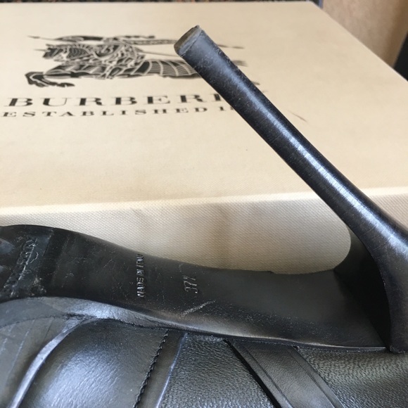 Burberry Bridle Leath 125 Platform Boot - Picture 6 of 8